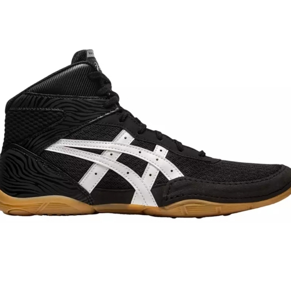 Asics Mat control 2 Men's Size 7.5 Black Wrestling Shoes Sneakers 1081A029-002